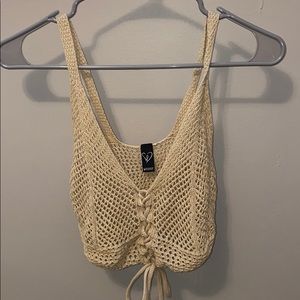 Windsor knit cropped tank